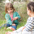 2 Nins Adults in Dark Wood by Grapat