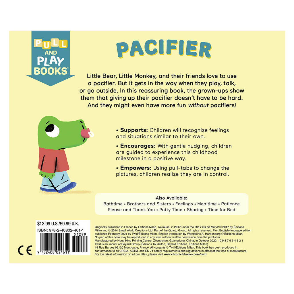 Pacifier: Pull and Play Book by Alice Le Hénand and Thierry Bedouet