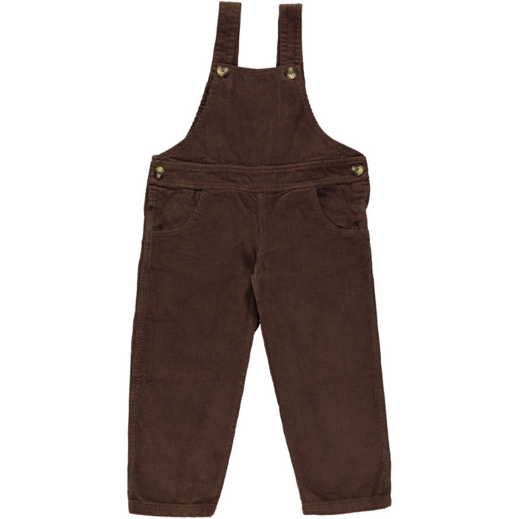 Quetsche Corduroy Dungarees in Carafe by Poudre Organic