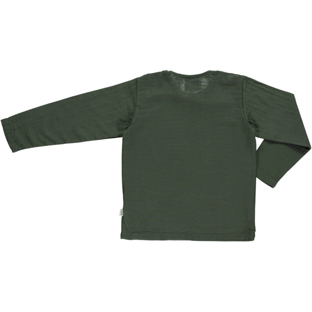 Houblon Blouse in Forest Green by Poudre Organic