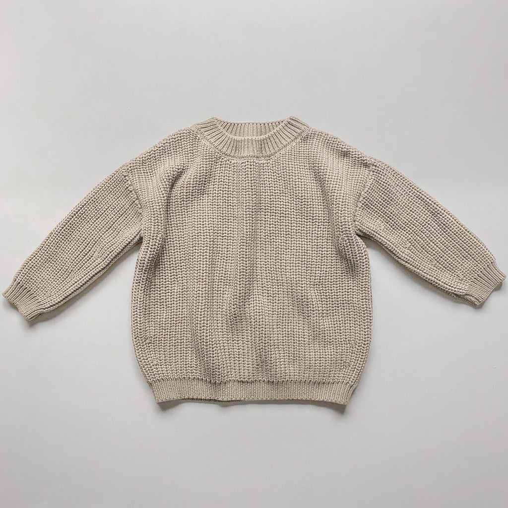 The Chunky Sweater in Oatmeal by The Simple Folk