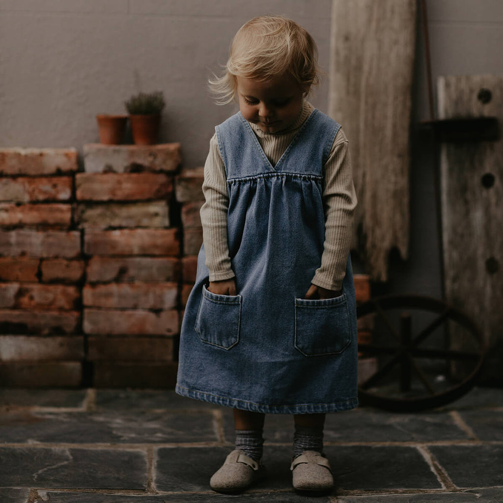 The Denim Overdress by The Simple Folk