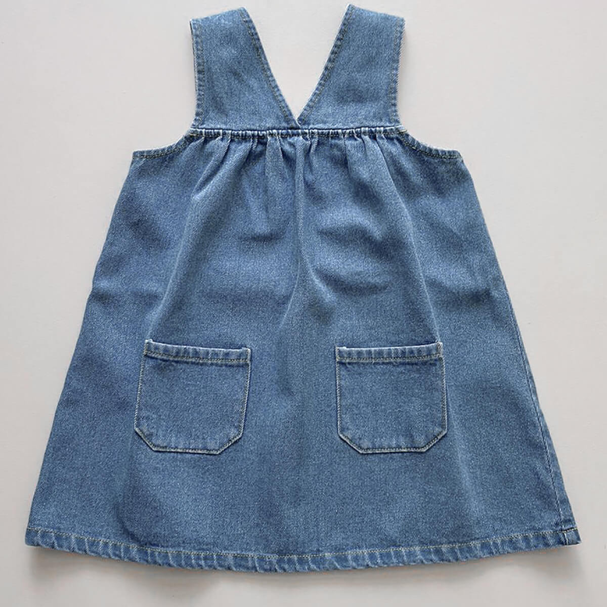 The Denim Overdress by The Simple Folk – Junior Edition