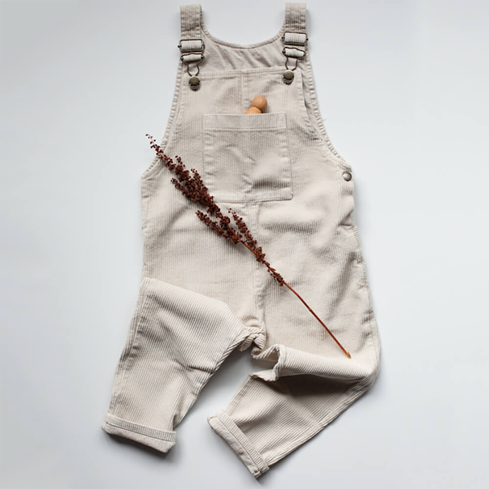The Wild and Free Dungaree in Oatmeal by The Simple Folk
