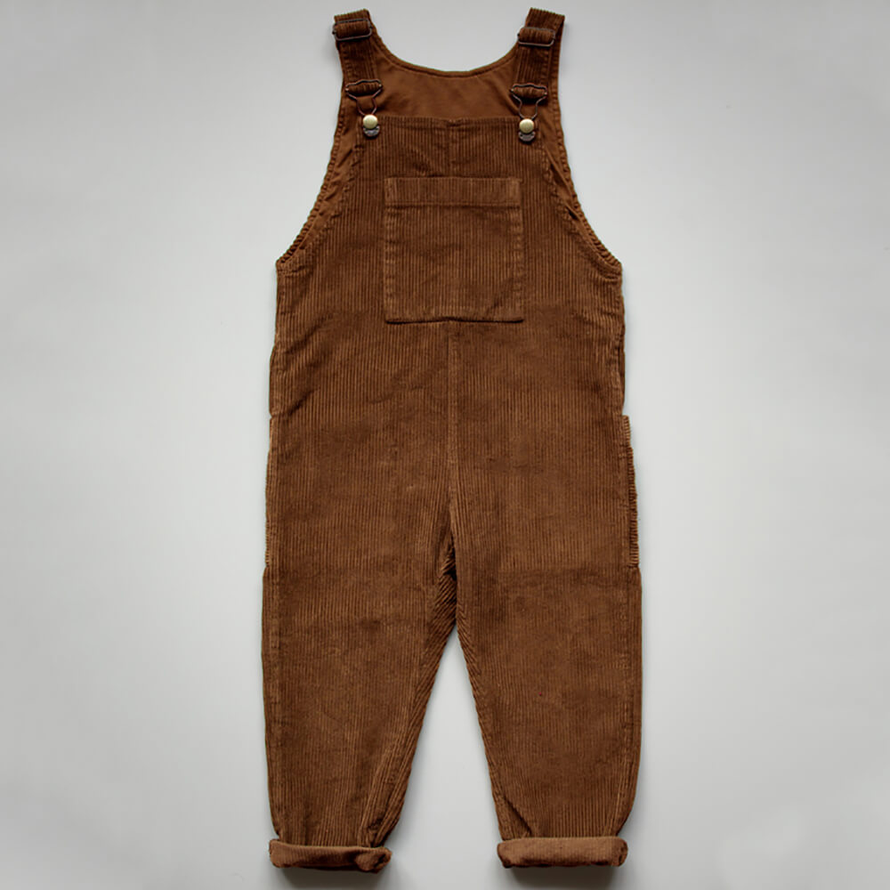 The Wild and Free Dungaree in Rust by The Simple Folk