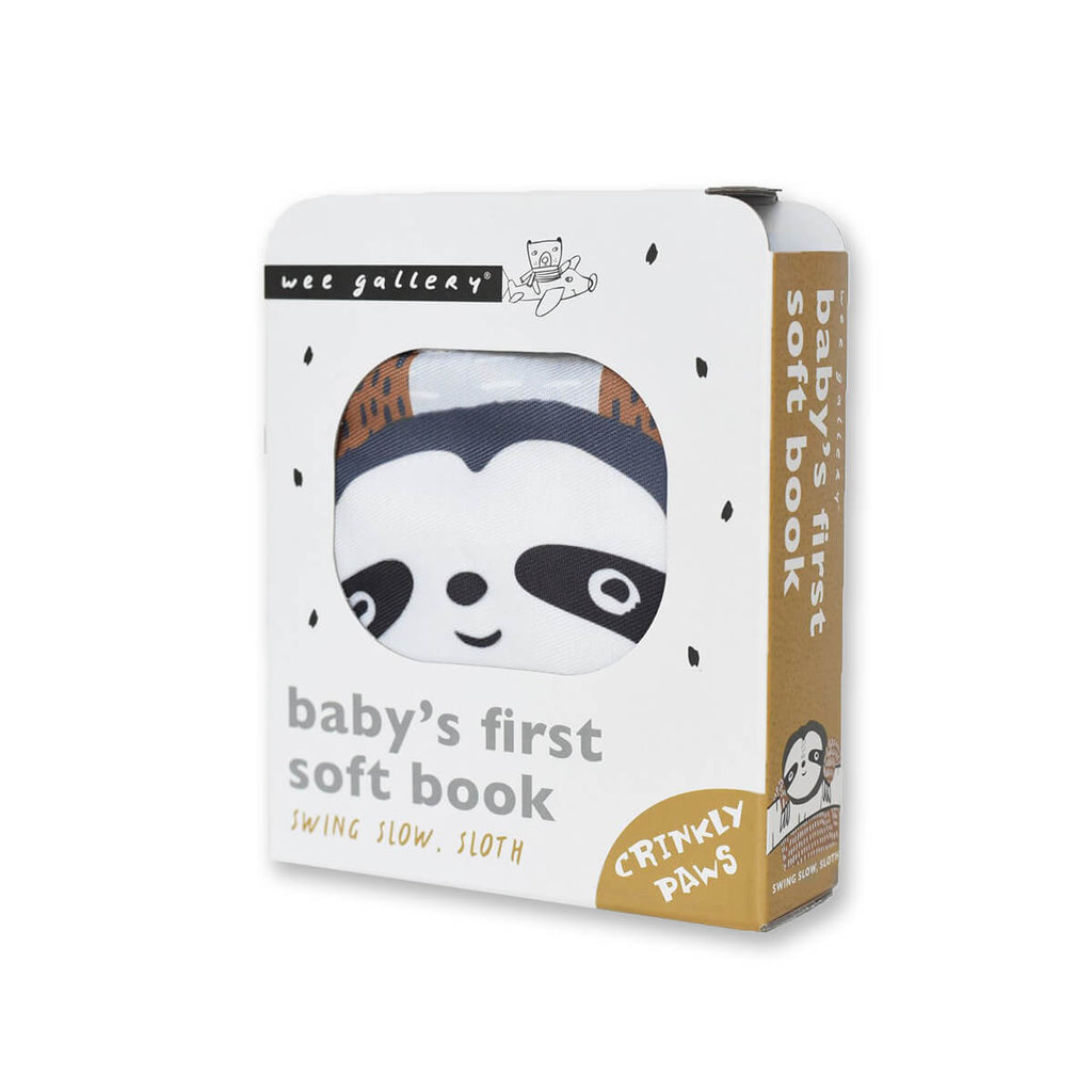 Baby's First Soft Book: Swing Slow Sloth by Wee Gallery