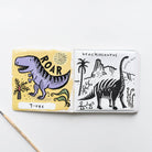 Colour Me: Who's Loves Dinosaurs? Baby's First Bath Book By Wee Gallery