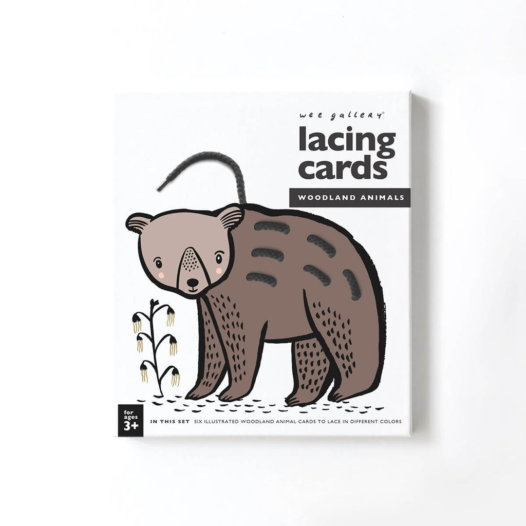 Woodland Lacing Cards by Wee Gallery